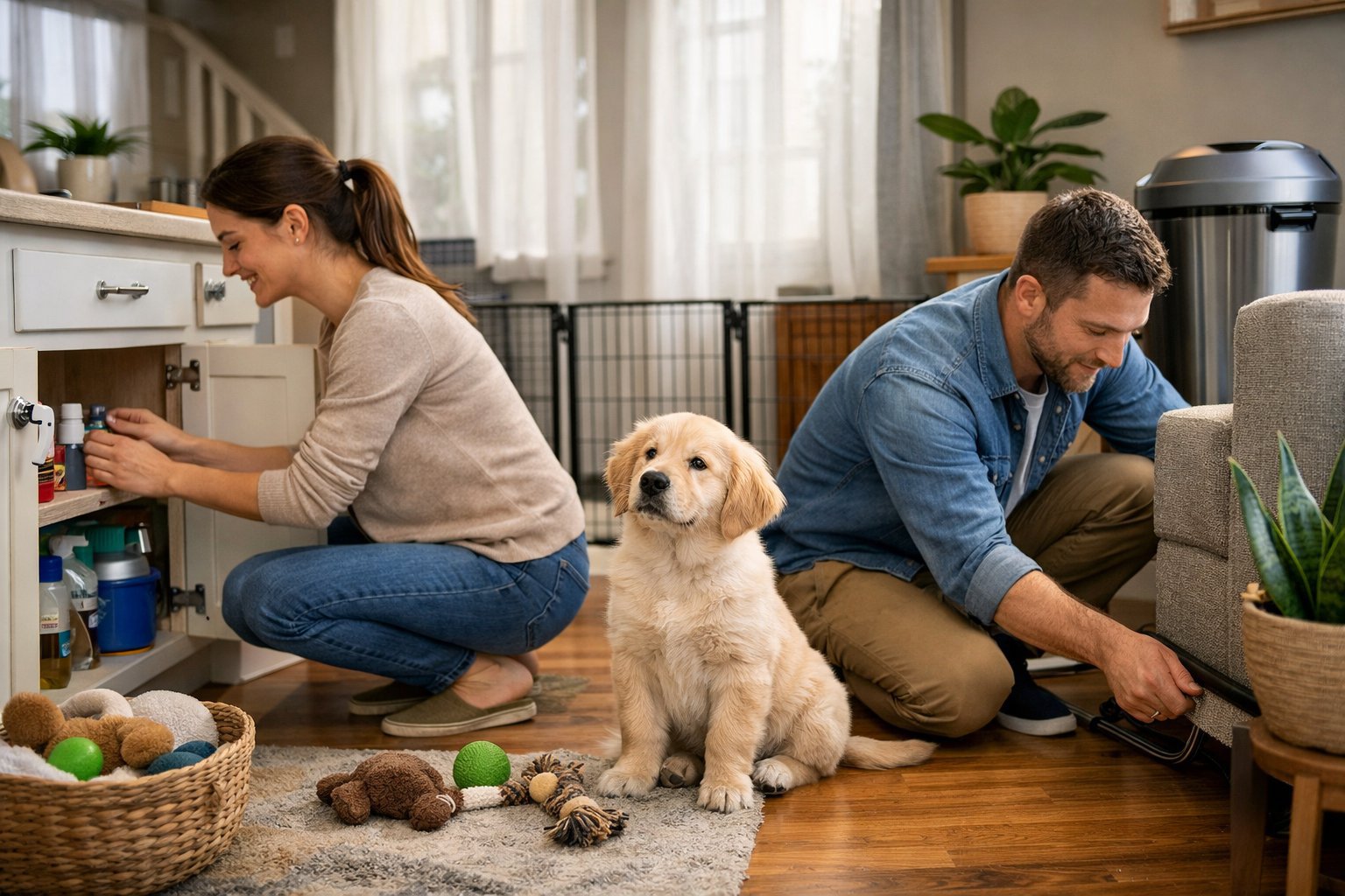 Yeni Köpek Alındığında Ev Hazırlığı (Puppy Proofing)