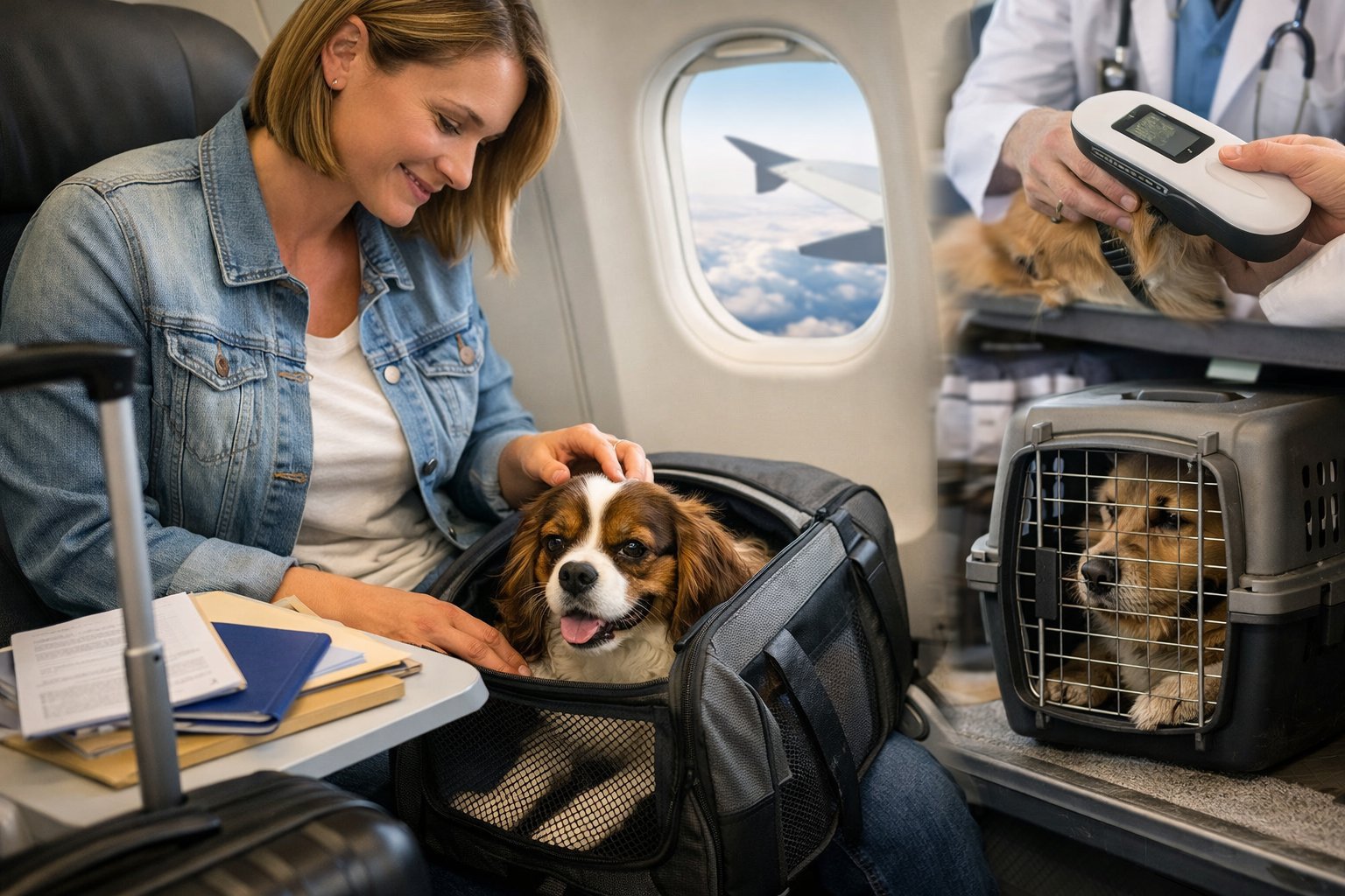 Uçakta Köpekle Seyahat: Kurallar, Belgeler ve Tüyolar